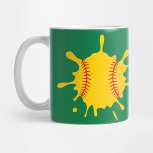 Baseball Softball Splat Mug